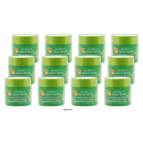 ISOPLUS - Natural Remedy Cucumber Massage Conditioner 3.75 Oz (Pack of 12)