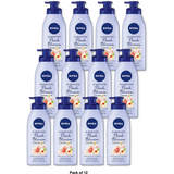 Nivea Oil Infused Peach Blossom and Avocado Oil Body Lotion 16.9Oz (Pack of 12)