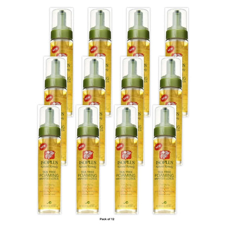Isoplus Natural Remedy Tea Tree Foaming Wrap/Set Lotion 8.5 oz (Pack of 12)