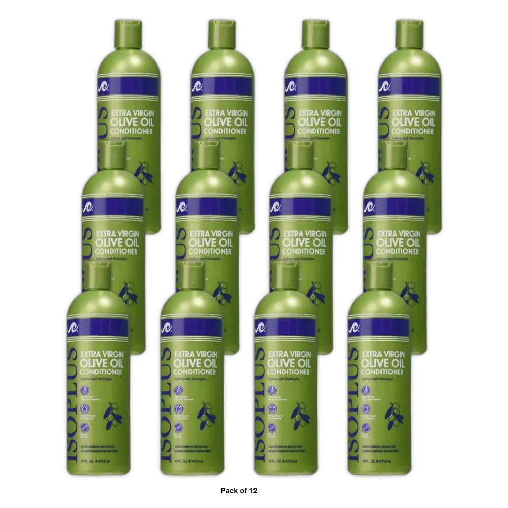 Isoplus Extra Virgin Olive Oil Shampoo 16 oz (Pack of 12)