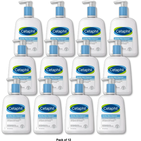 Cetaphil Gentle Skin Cleanser For Senistive Skin 16Oz (Pack of 12)