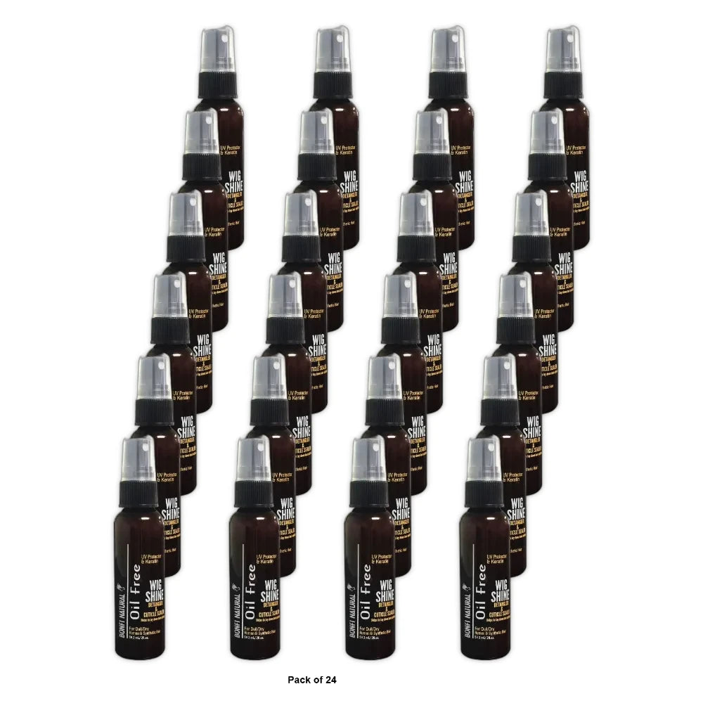 Bonfi Natural Bonfi Oilwig Shine Detangler & Cuticle Sealer 2. Oz (Pack of 24)