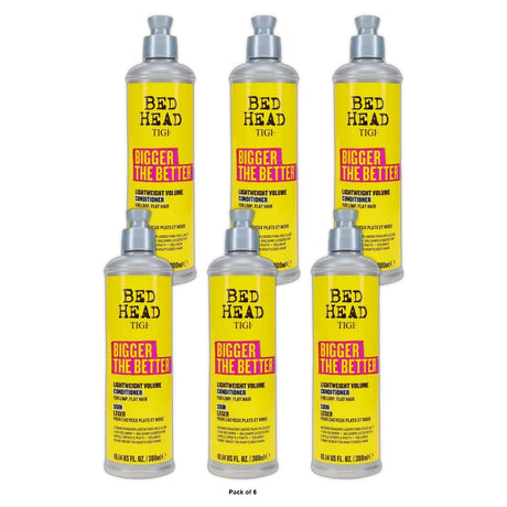 TIGI Bed Head Bigger The Better Lightweight Volume Conditioner 10.14 oz (Pack of 6)