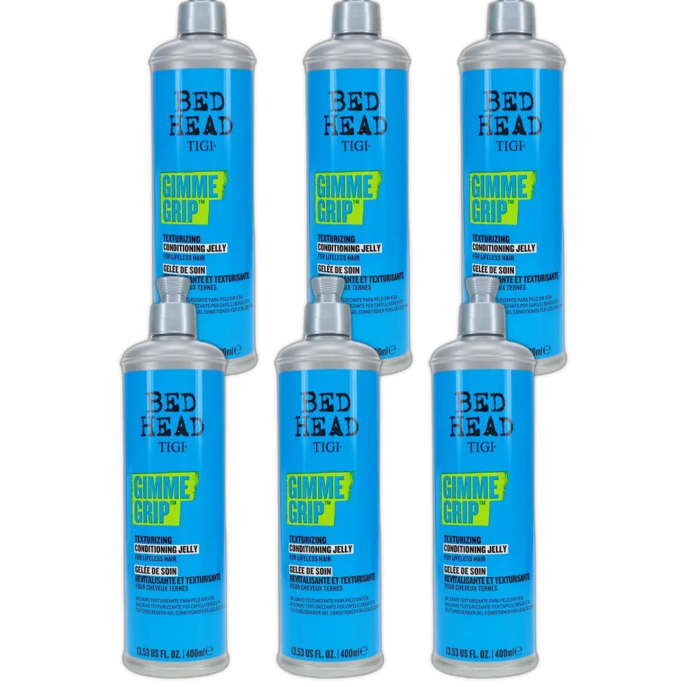 TIGI Bed Head Gimme Grip Texturizing Conditioning Jelly 13.53 oz (Pack of 6)
