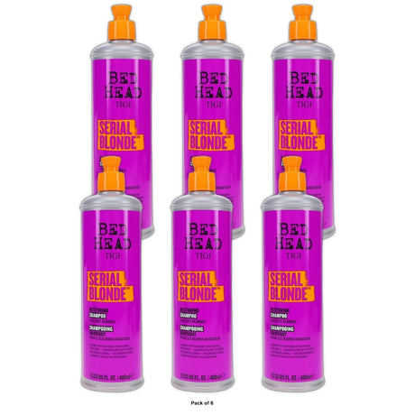 TIGI Bed Head Serial Blonde Restoring Shampoo 13.53 oz (Pack of 6)