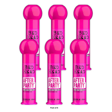 Bed Head by TIGI After Party Smoothing Cream for Silky and Shiny Hair 3.38 fl oz (Pack of 6)