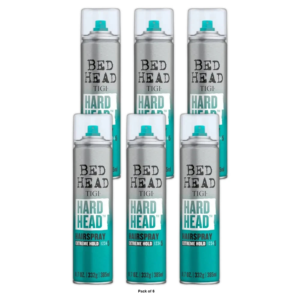 Tigi Bed Head Hard Head Hairspray, 11.7-oz, from Purebeauty Salon & Spa (Pack of 6)
