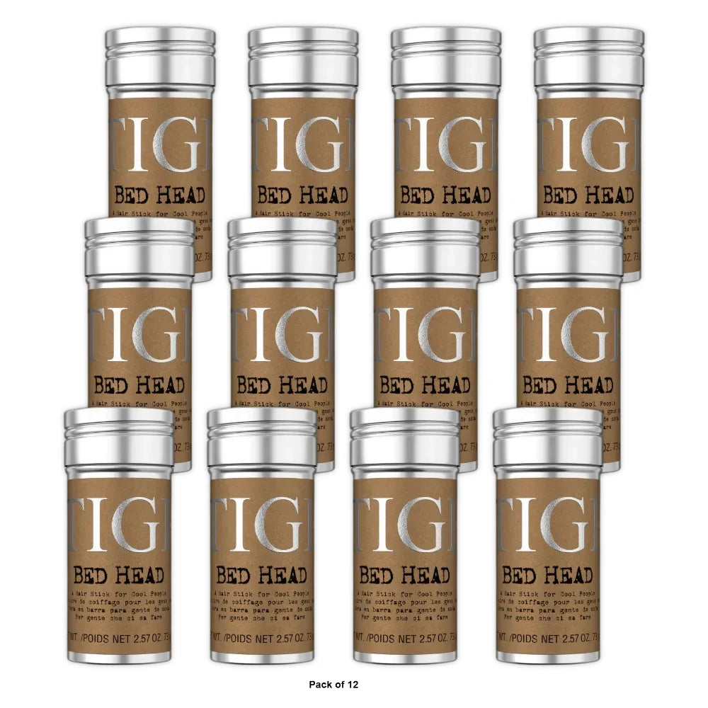 Bed Head by TIGI Hair Wax Stick For Cool People, For a Soft, Pliable Hold, 2.57 Oz (Pack of 12)