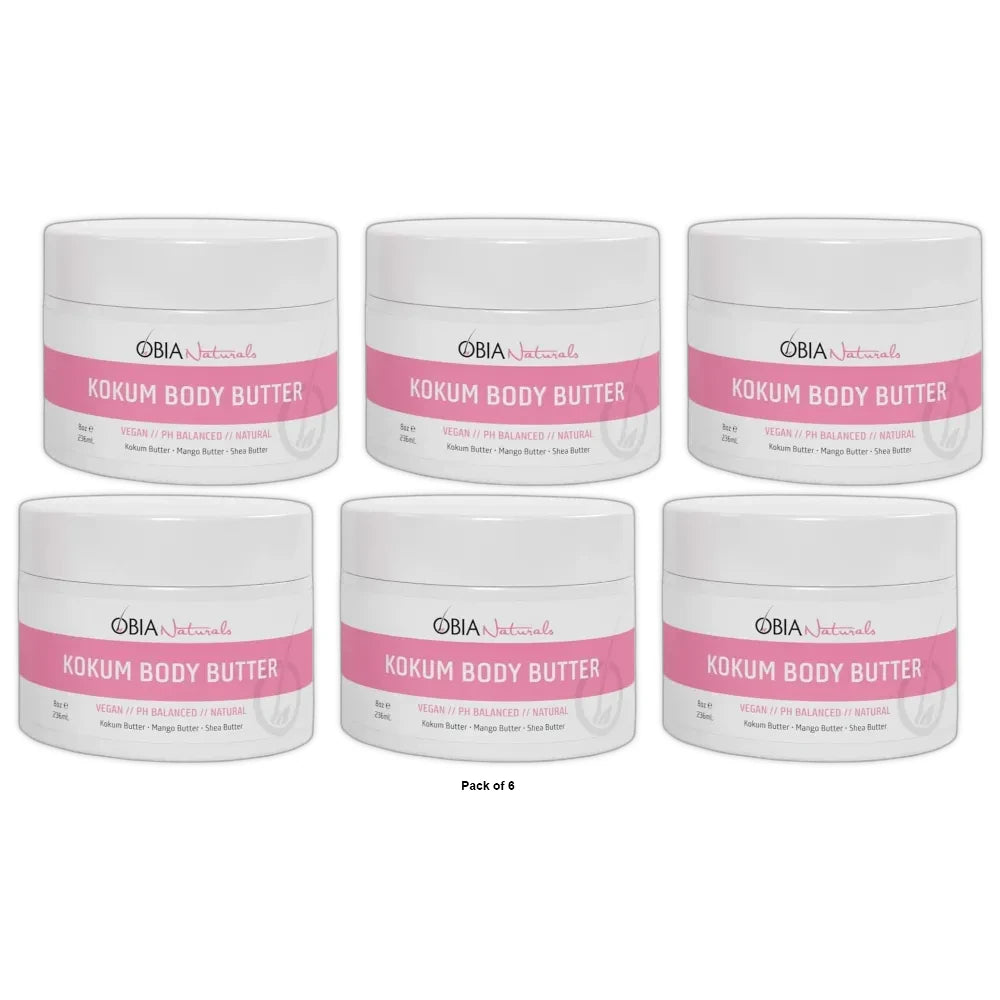 Obia Naturals Kokum Body Butter 8 oz (Pack of 6)