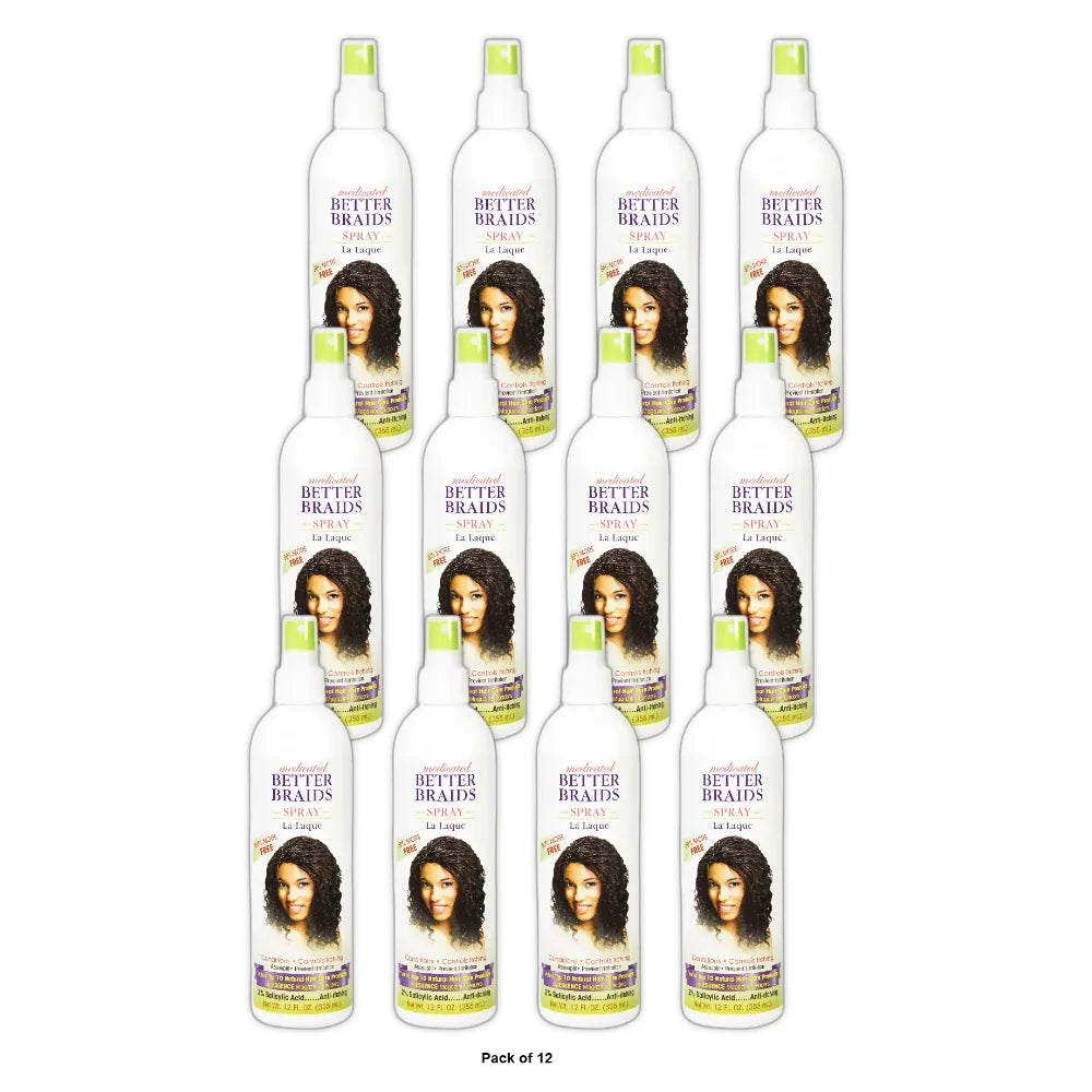 Better Braids Spray 12Oz (Pack of 12)