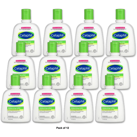 Cetaphil Moisturizing Lotion for Dry To Normal Sensitive Skin Avocado Oil 8Oz (Pack of 12)