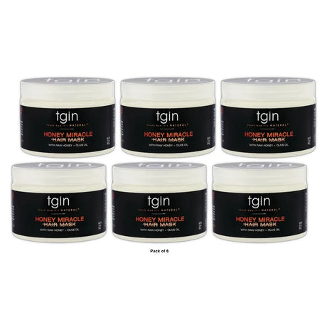 Thank God It s Natural (Tgin) Honey Miracle Hair Mask Deep Conditioner Moisturi 12 Oz (Pack of 6)