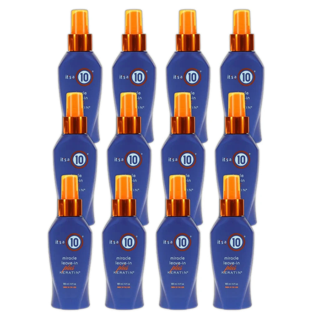 It's a 10 Miracle plus Keratin Leave In Conditioner - 4 fl oz (Pack of 12)
