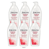 Jergens Original Scent with Cherry Almond Essence Dry Skin Moisturizer, Long Las 32. Oz (Pack of 12)