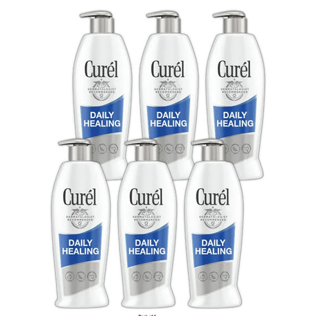 Curél Daily Healing Hand and Body Lotion for Dry Skin Dermatologist Recommended 13 Oz (Pack of 12)