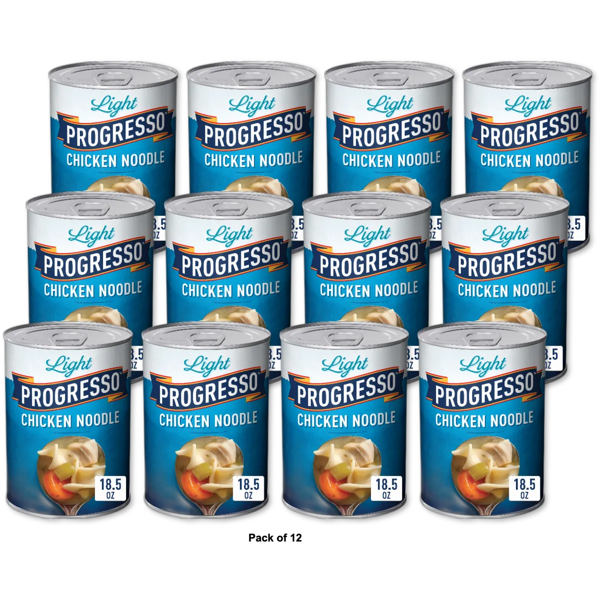 Progresso Light Chicken Noodle Soup 18.5Oz (Pack of 12)