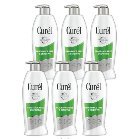 Curél Fragrance Free Sensitive Lotion Sensitive Skin Lotion for Dry Skin 13 oz (Pack of 12)