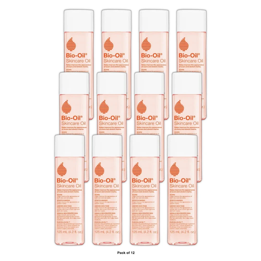 Bio-Oil Skincare Body Oil and Scar Treatment with Vitamin E for Stretch Marks, D 4.2. Oz (Pack of 24)