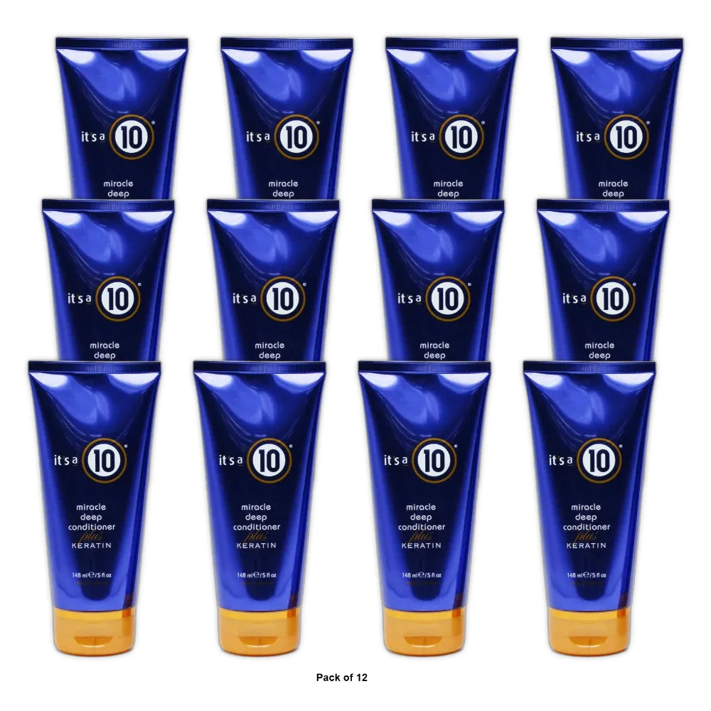 It's a 10 Miracle Plus Keratin Deep Conditioner - 5 fl oz (Pack of 12)