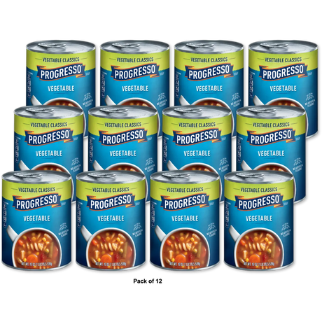 Progresso Vegetable Classics Tomato Basil Soup 19Oz (Pack of 12)