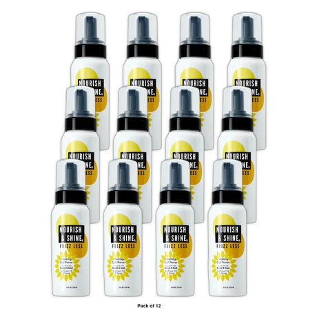 Nourish & Shine Frizz Less Foaming Curl Primer 8 oz (Pack of 12)