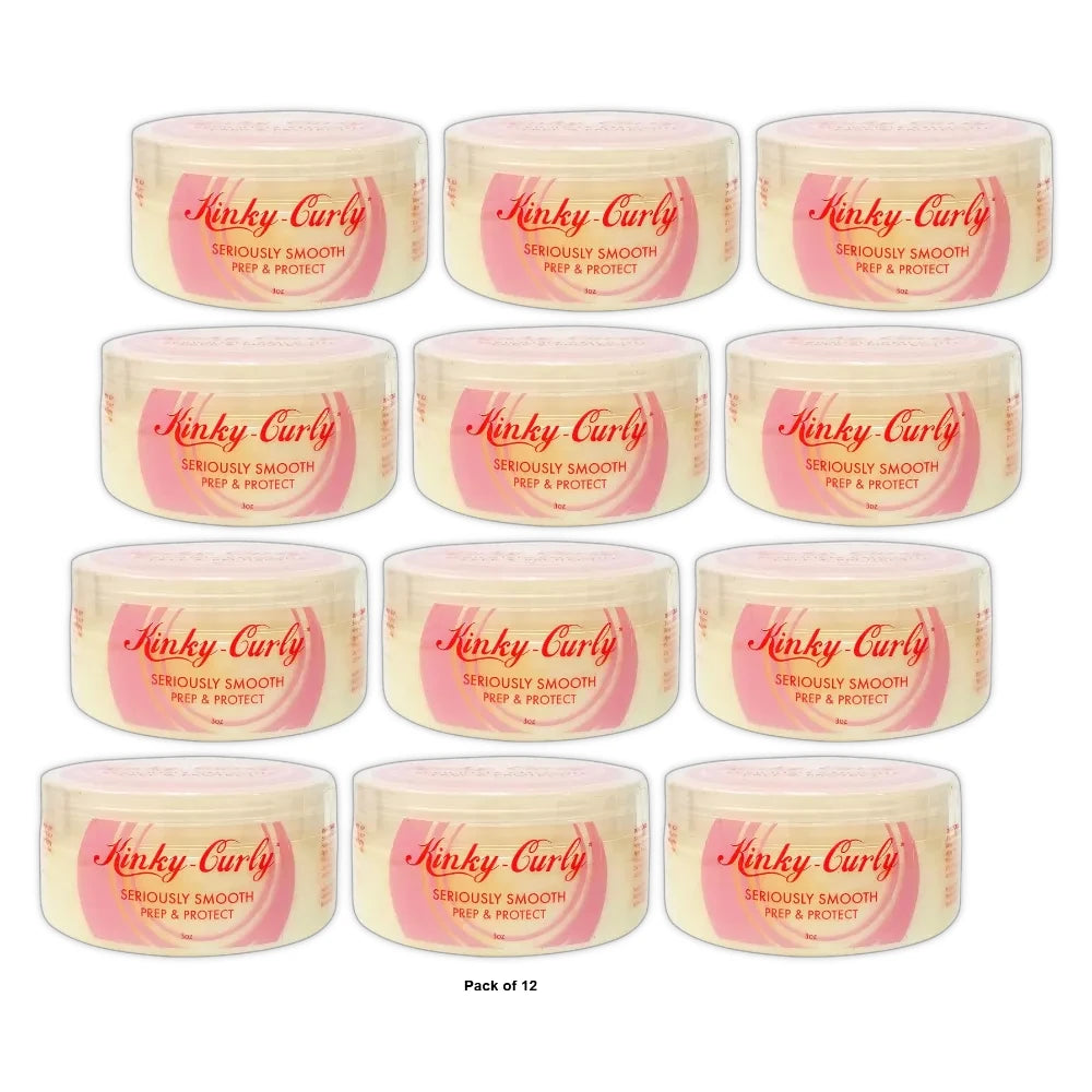 Kinky Curly Seriously Smooth Prep & Protect Net.Wt 3 oz (Pack of 12)