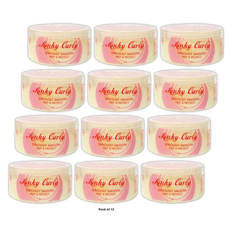 Kinky Curly Seriously Smooth Prep & Protect Net.Wt 3 oz (Pack of 12)