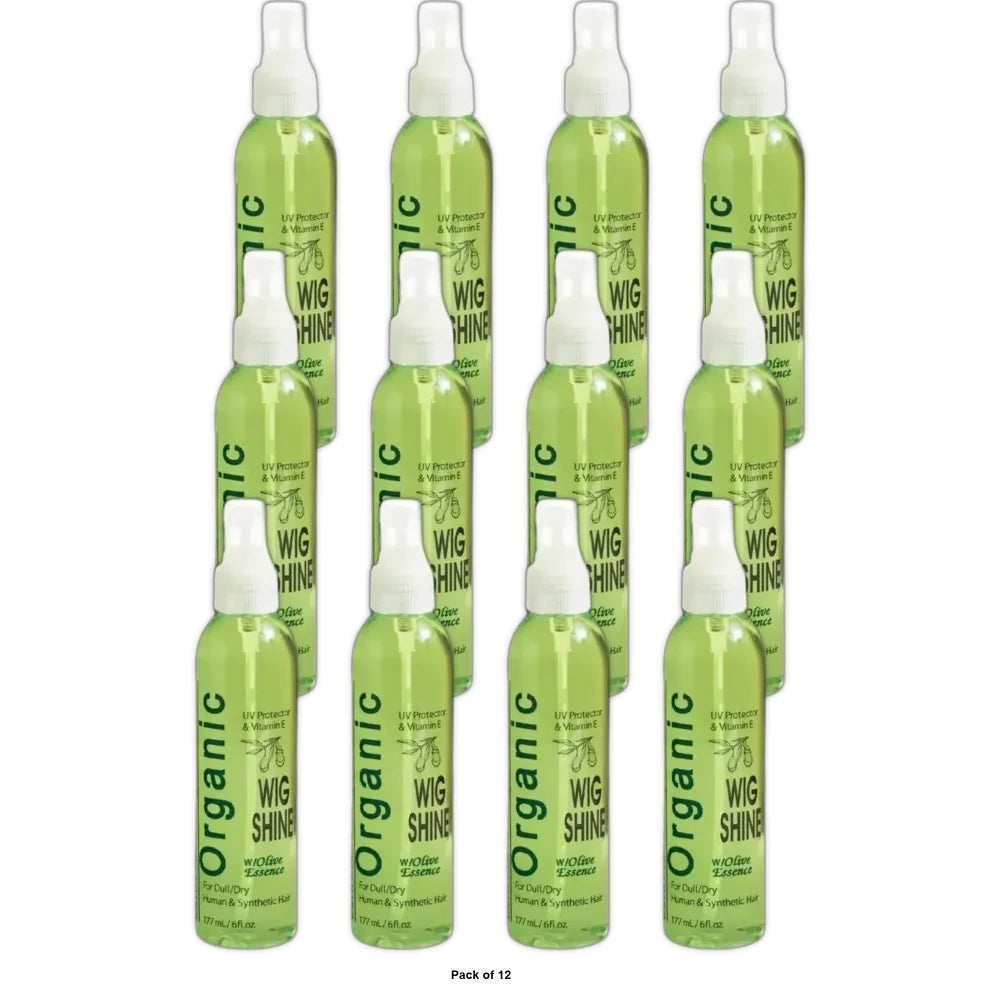 Bonfi Natural - Olive Oil Wig Shine 6. Oz (Pack of 12)