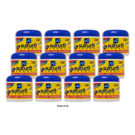 Sulfur 8 Fresh Medicated Anti-dandruff Hair & Scalp Conditioner 3.8 oz net (Pack of 12)