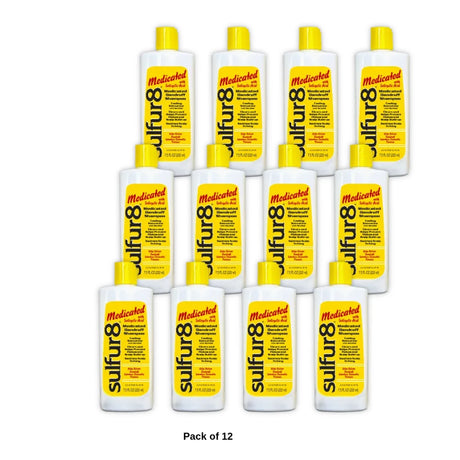 Sulfur8 Medicated with Salicylic Acid 7.5 oz. All Hair Types (Pack of 12)