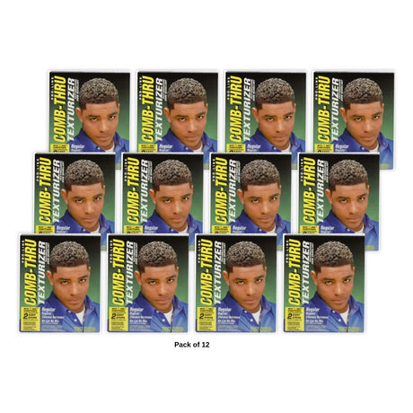 Pro Line II Men s Regular Comb-Thru Texturizer Kit for Sensitive Scalps All Hair (Pack of 12)