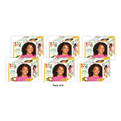 Just For Me Texture Softener System Detangler 1 Kit All Hair Types Moisturizing (Pack of 6)