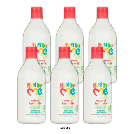 Just For Me Natural Hair Milk Silkening Conditioner 13.5 fl. oz., Kids, All Hair Types, Moisturizing (Pack of 6)