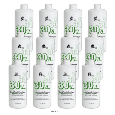 Superstar Stabilized Cream Peroxide Developer 30v Hc-50302 16 oz - (Pack of 1)
