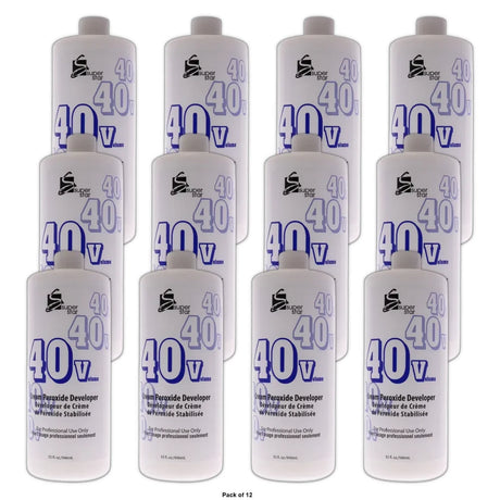 Marianna Super Star 40 Volume Cream Peroxide Developer 32 oz Cream (Pack of 12)