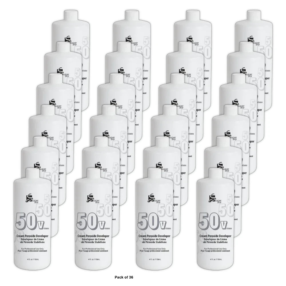 Superstar Stabilized Cream Peroxide Developer 4 oz (Pack of 36)