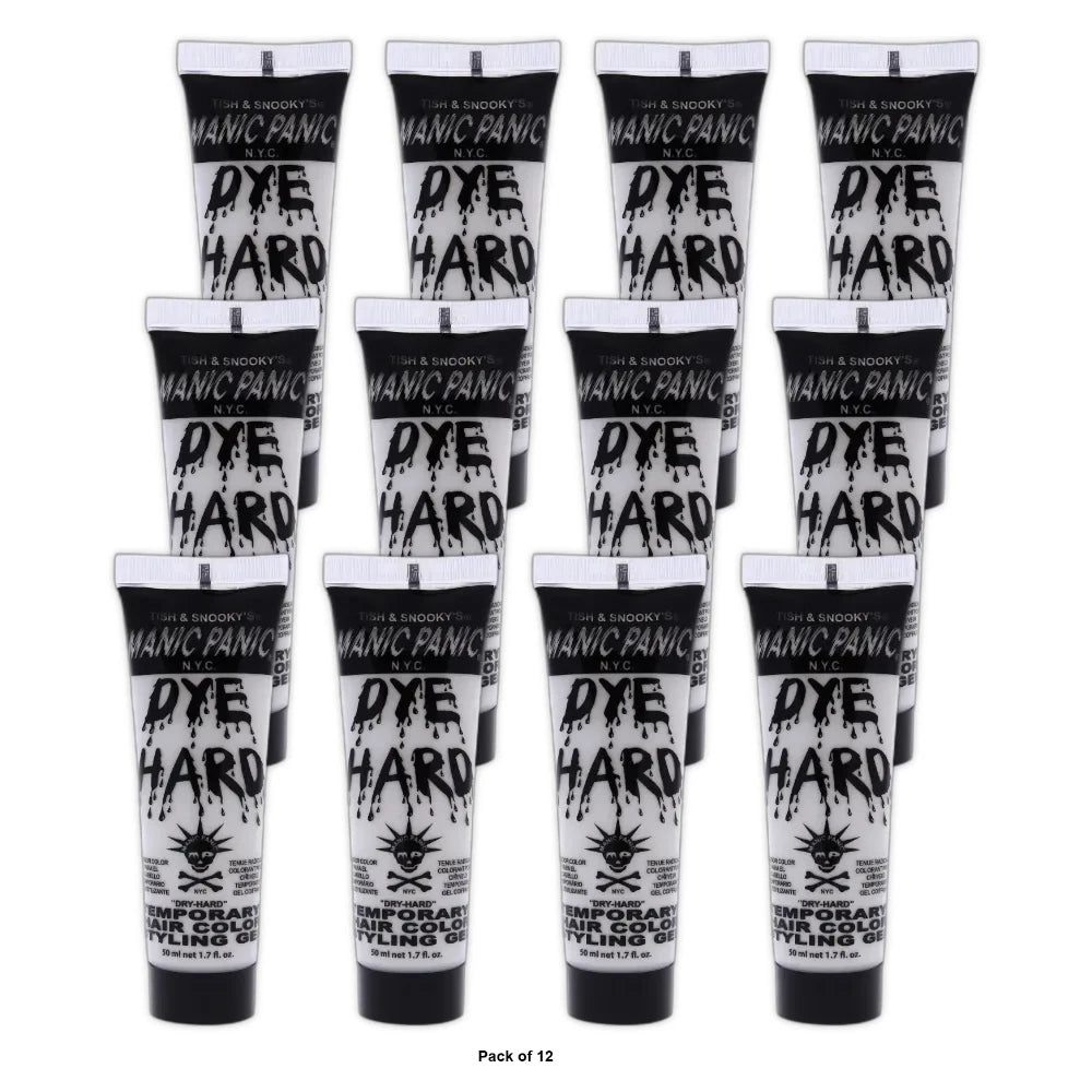 Manic Panic Virgin Dye Hard Gel White 1.7 oz (Pack of 12)