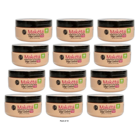 Maketa Coconut Shea (Edge Control Firm) 2.25 Oz (Pack of 12)