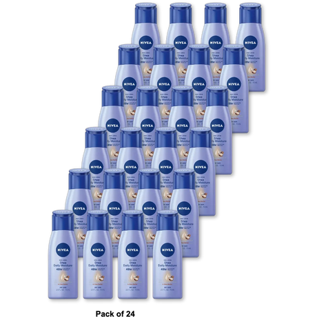 Nivea Shea Nourish Dry Skin Body Lotion With Shea Butter 2.5Oz (Pack of 24)
