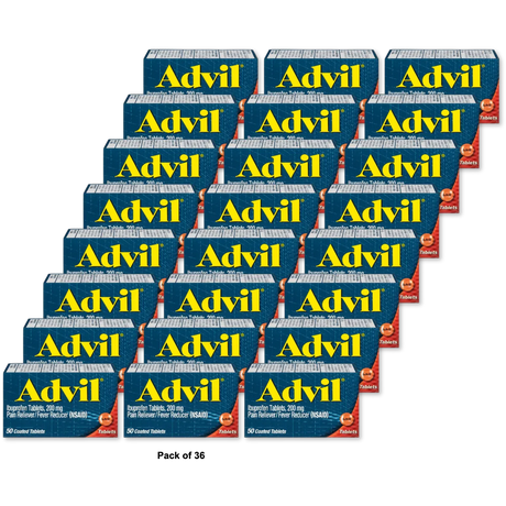 Advil Advanced Medicine For Pain 200Mg Tablets 1.76oz (Pack of 36)