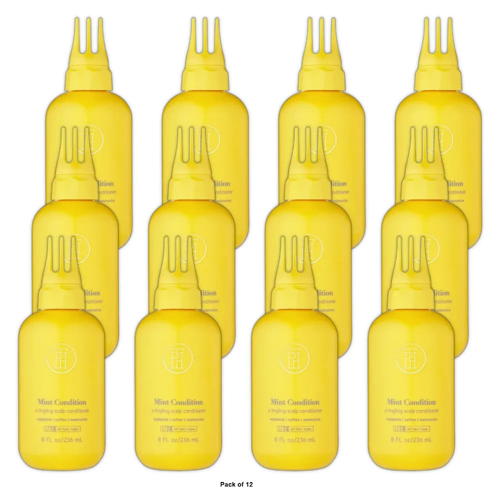 TPH BY TARAJI Mint Condition Tingling Scalp Conditioner with Shea Butter Aloe V 8 Oz (Pack of 12)