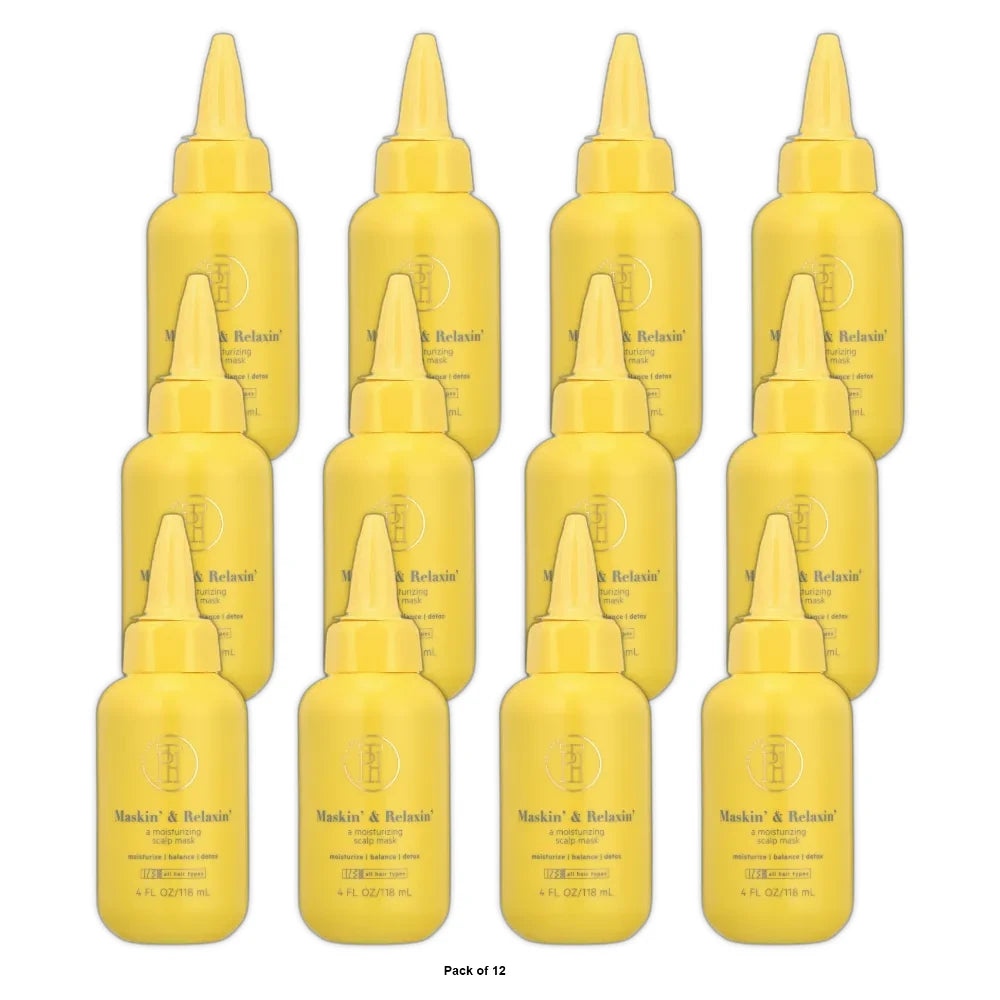 TPH BY TARAJI Maskin & Relaxin Scalp Treatment Mask for Dry Itchy Scalp 4 Oz (Pack of 12)