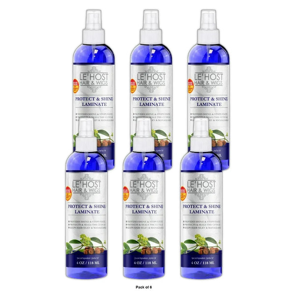 Le Host Protect & Shine Hair Laminate Heat Styling Protection with Frizz Control 4 Oz (Pack of 6)