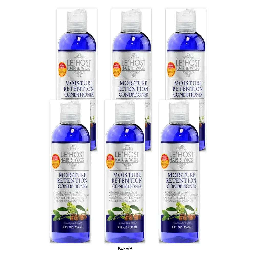 Le Host Moisture Retention Conditioner 7-in-1 Hair Treatment for Hair & Wigs 8 Oz (Pack of 6)