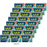 Advil Liquid Gels Minis Pain Reliever And Fever Reducer Liquid Filled Capsules 0.83oz (Pack of 72)