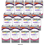 Centrum Silver Multivitamin for Women 50 Plus Supplement Tablets 5.29oz (Pack of 12)