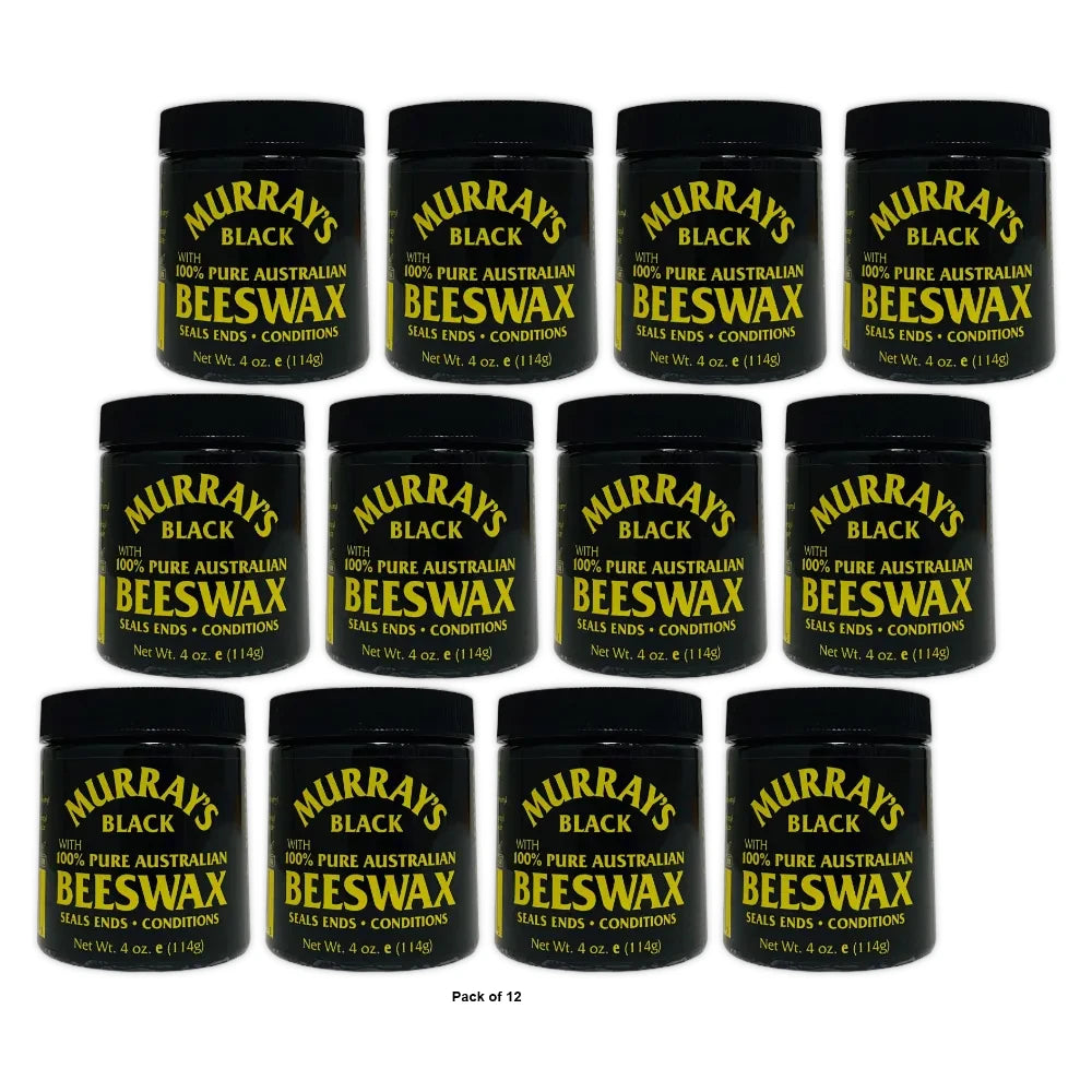 Murray s Black Beeswax 4 oz (Pack of 12)