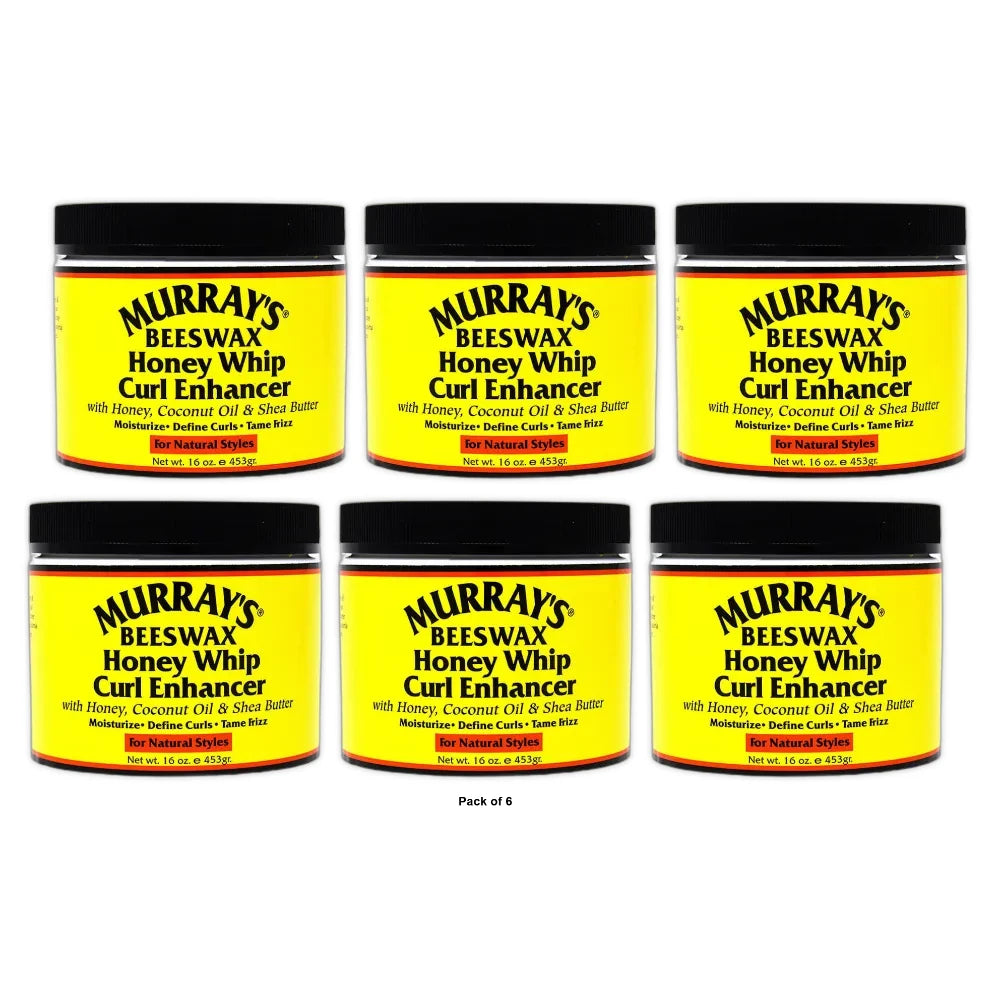 Murray s Honey Whip Curl Enhancer for Natural Styles 16 oz. (Pack of 6)