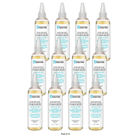 Design Essentials Scalp Care Anti-Itch & Tension Relief Hair Oil 4 fl oz All Ha (Pack of 12)