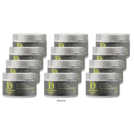 Design Essentials - Almond and Avocado Wash Day Deep Moisture Masque 12 oz (Pack of 12)